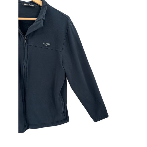 Travis Mathew Zip Fleece Lined Top Mens M Outdoors Normcore Cozycore Classic - Picture 8 of 14